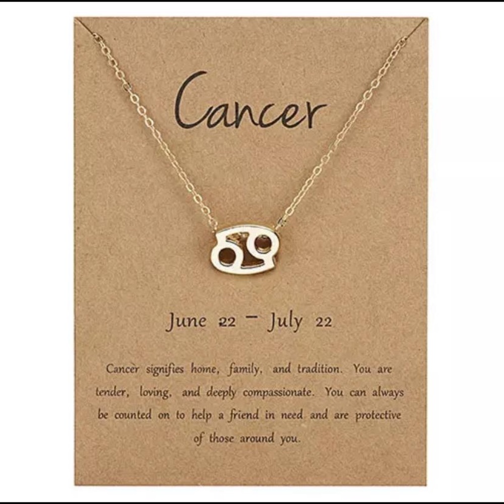 Zodiac necklace (never worn)